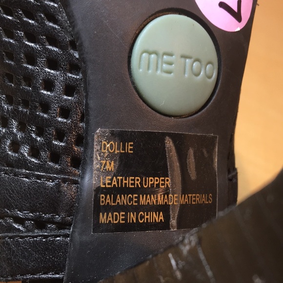 perforated heeled sandal shoe - Picture 4 of 6